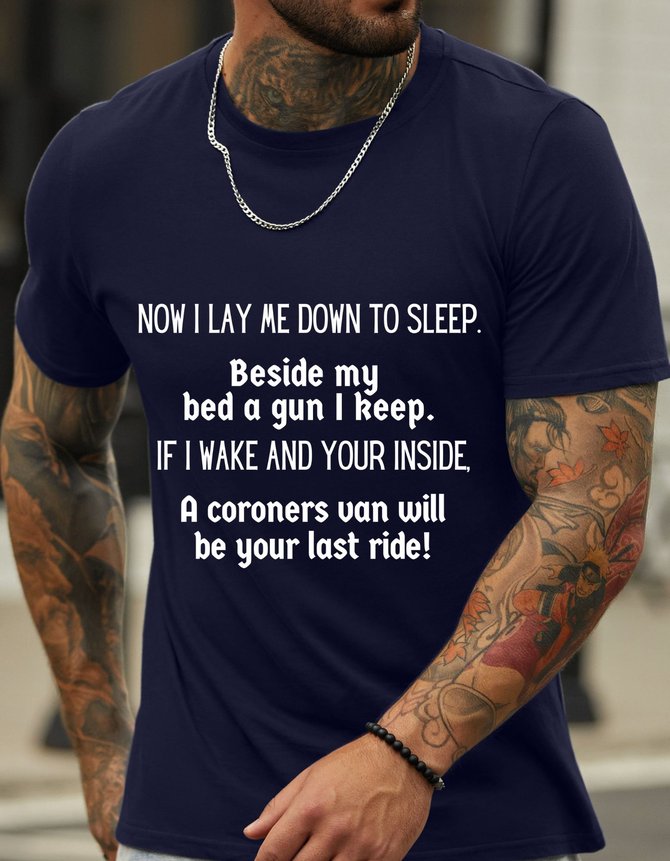 Lilicloth X Kat8lyst Now I Lay Me Down To Sleep Men's T-Shirt