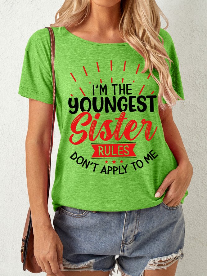Lilicloth X Abu I'm The Youngest Sister Women's T-Shirt