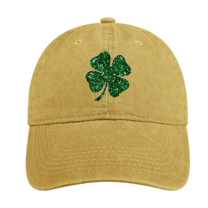 Happy St. Patrick's Day Adjustable Denim Hat