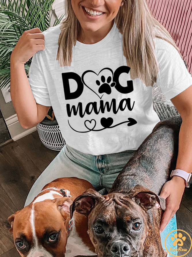 Lilicloth X Funnpaw X Manikvskhan Dog Lovers Shirt Dog Mama Women's T-Shirt