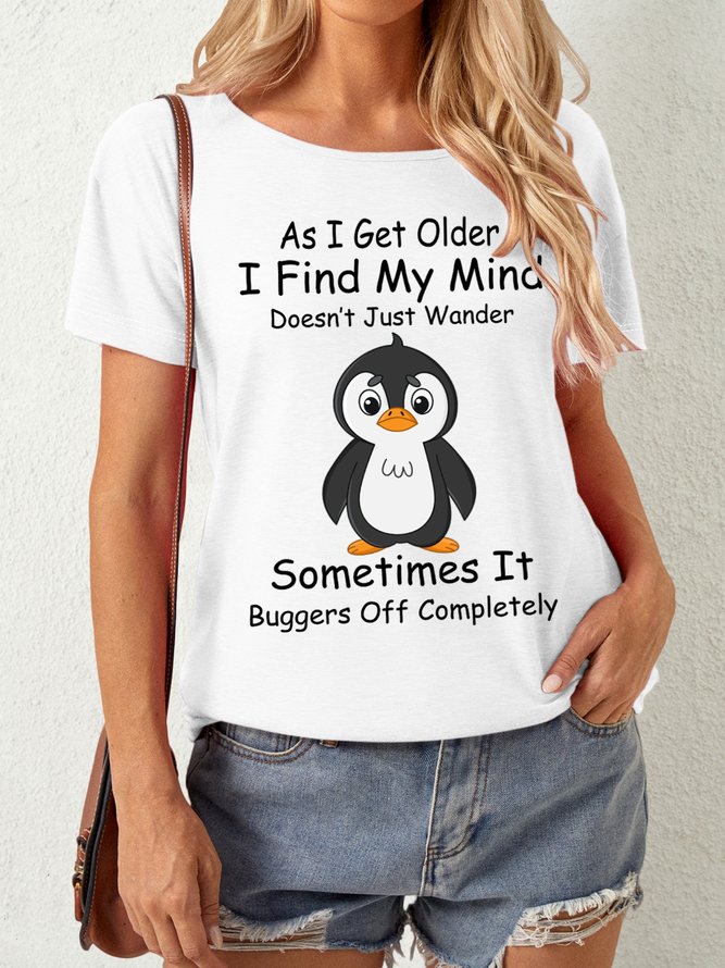 Lilicloth X Manikvskhan As I Get Older I Find My Mind Doesn’t Just Wander Sometimes It Buggers Off Completely Women's T-Shirt
