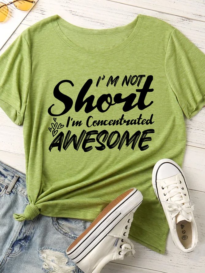 Lilicloth X Manikvskhan I’m Not Short I’m Concentrated Awesome Women's T-Shirt