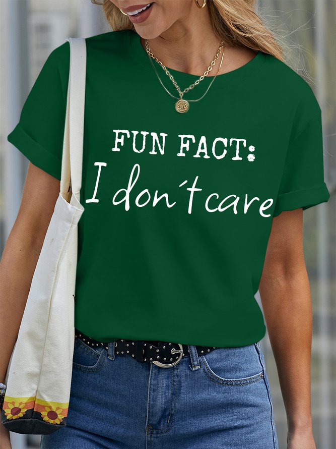 Lilicloth X Hynek Rajtr Fun Fact I Don't Care Women's T-Shirt