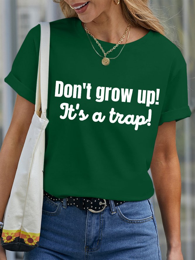 Lilicloth X Kat8lyst Don't Grow Up It's A Trap Women's T-Shirt