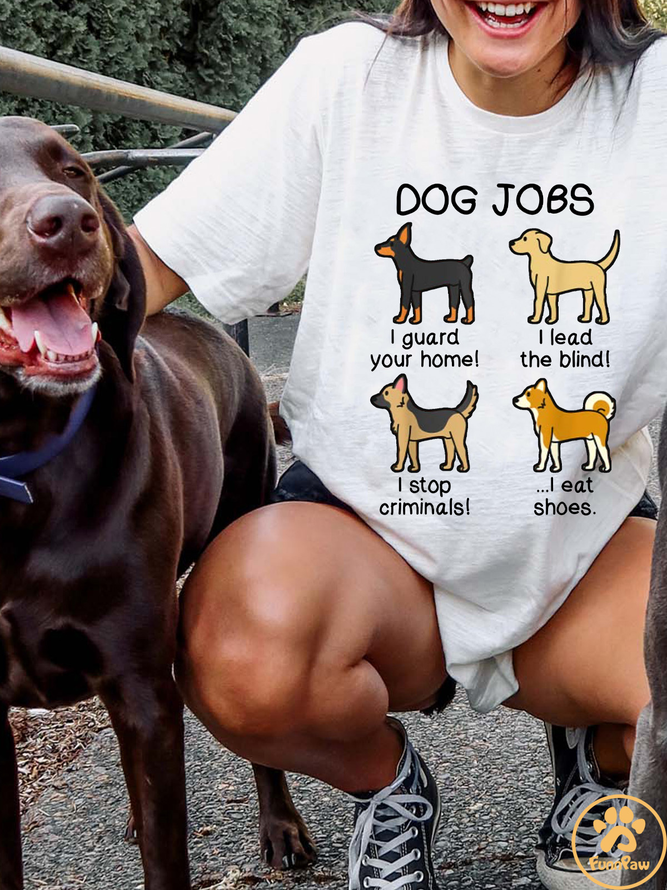 Lilicloth X Funnpaw Women's Dog‘s Job T-Shirt