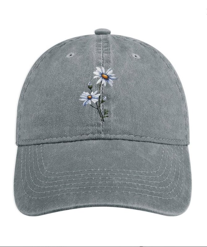 Daisy Print Hat