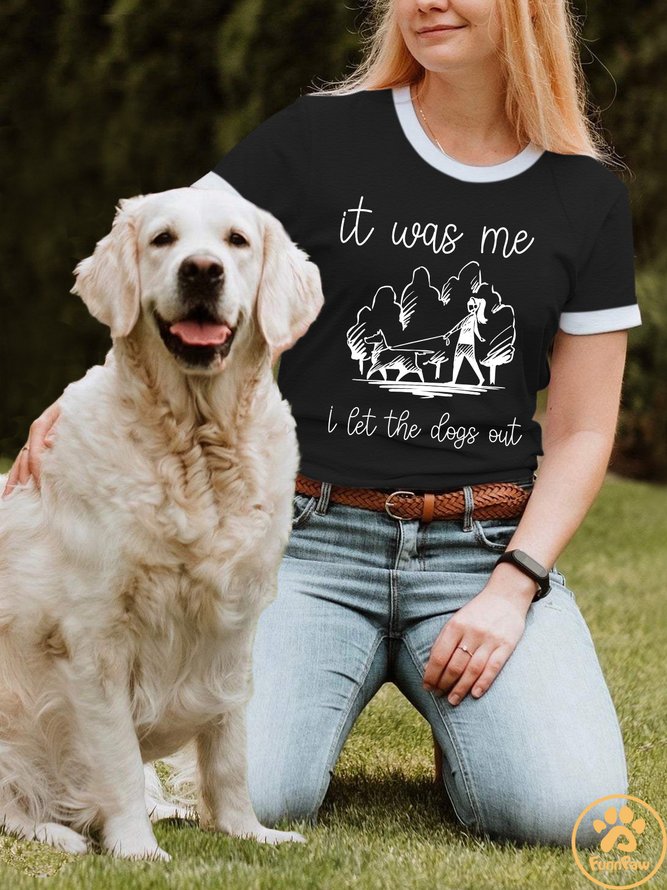 Lilicloth X Funnpaw X Jessanjony It Was Me I Let The Dogs Out Women's T-Shirt