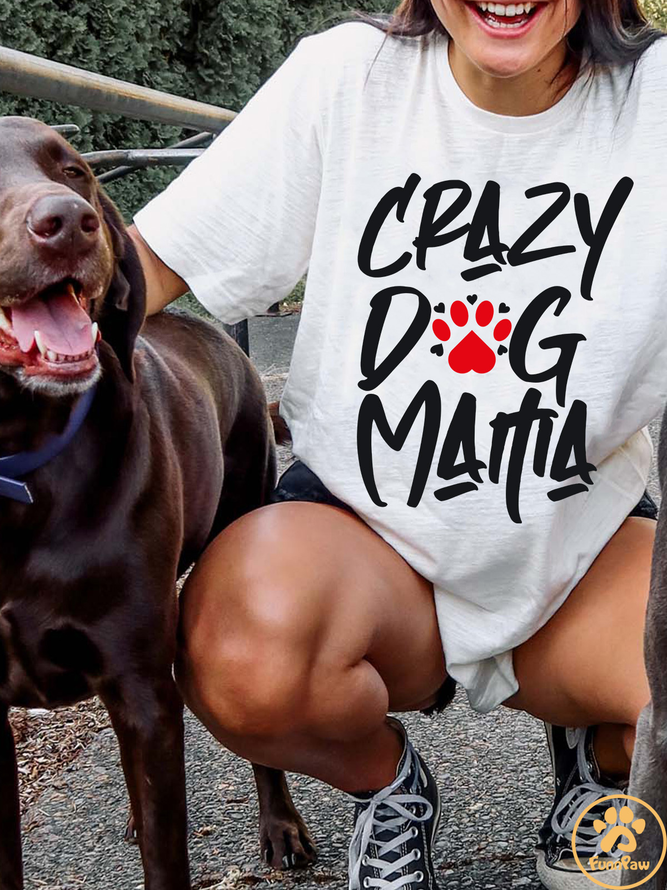 Lilicloth X Funnpaw X Manikvskhan Crazy Dog Mama Women's T-Shirt