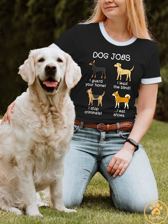 Lilicloth X Funnpaw Women's Dog‘s Job T-Shirt
