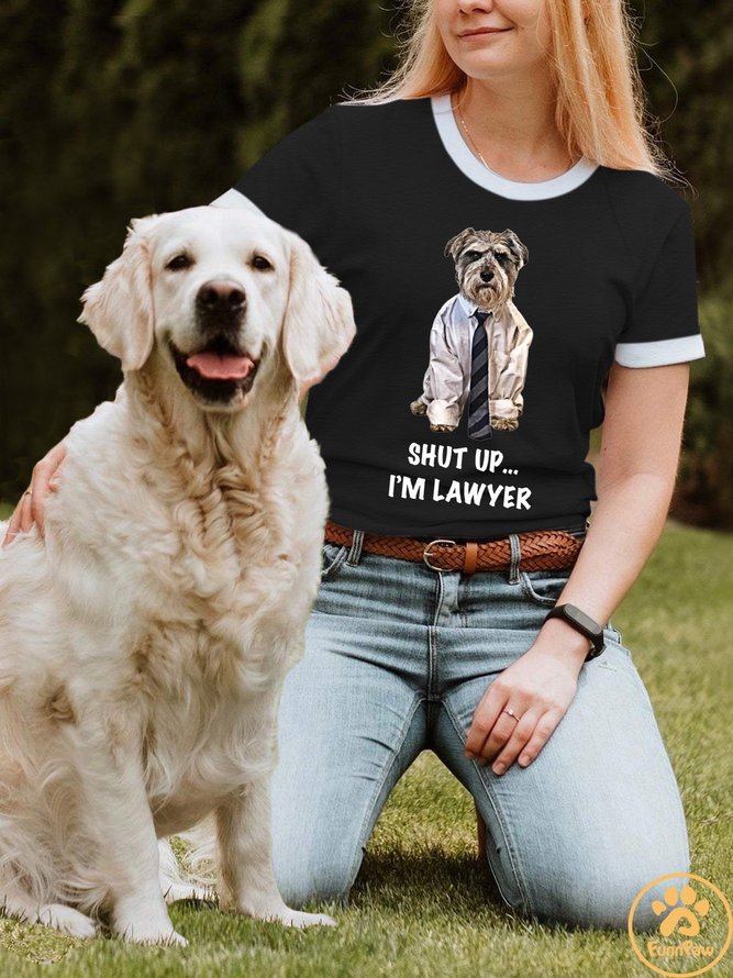 Lilicloth X Funnpaw Women's Shut Up I'm A Lawyer T-Shirt