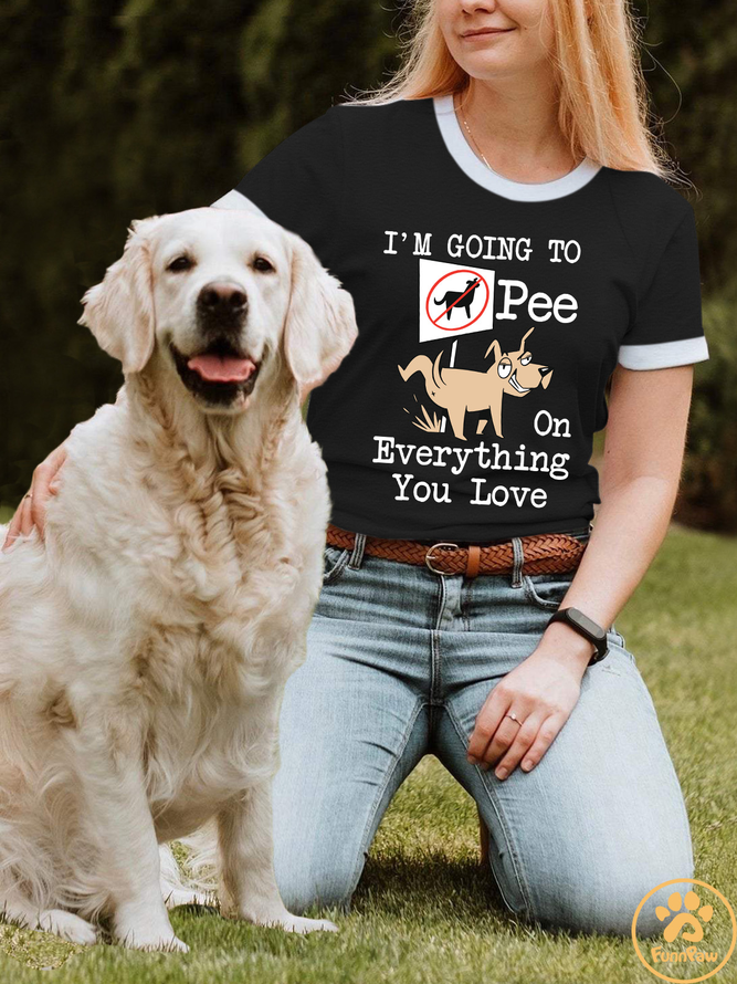 Lilicloth X Funnpaw X Manikvskhan I'm Going To Pee On Everything You Love Women's T-Shirt