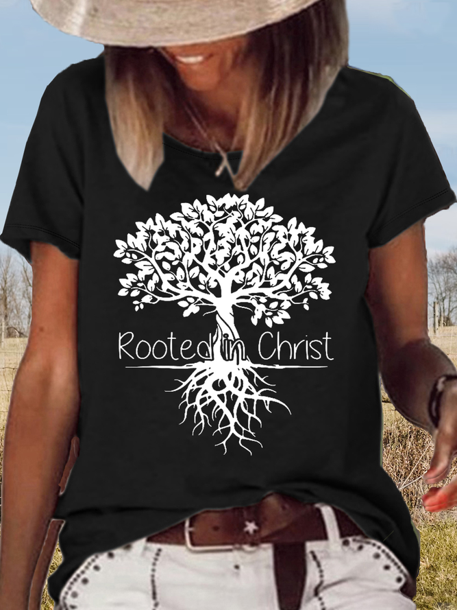 Women's Rooted in Christ Casual T-Shirt