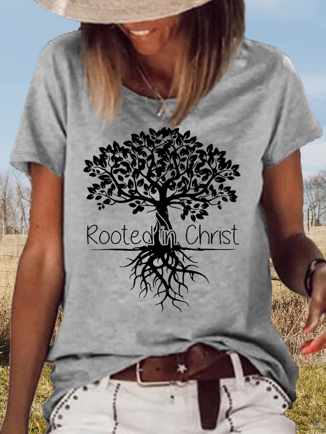 Women's Rooted in Christ Casual T-Shirt