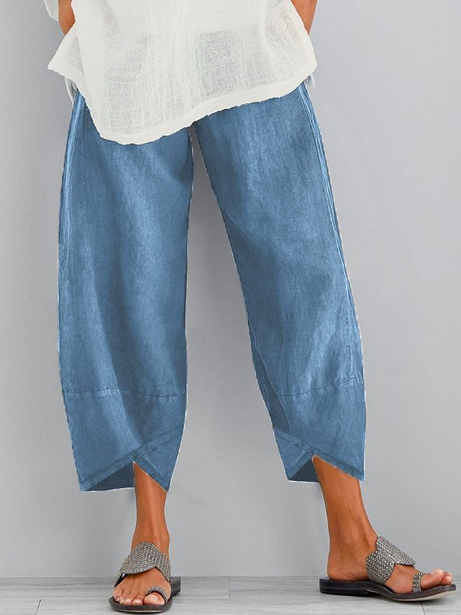 Women Cotton Pant Spring Summer Casual Pant