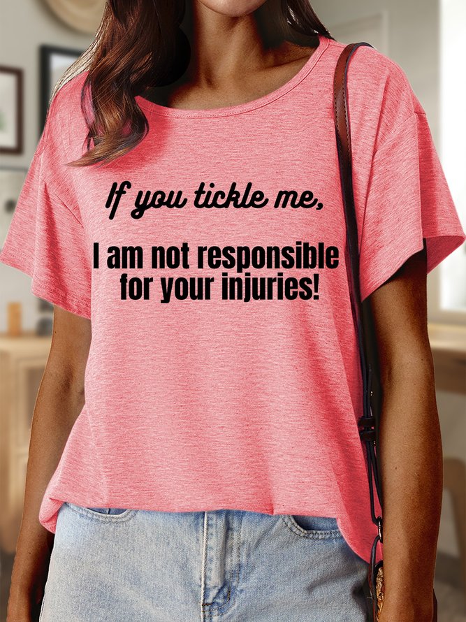 Lilicloth X Kat8lyst If You Tickle Me I Am Not Responsible For Your Injuries Women's T-Shirt