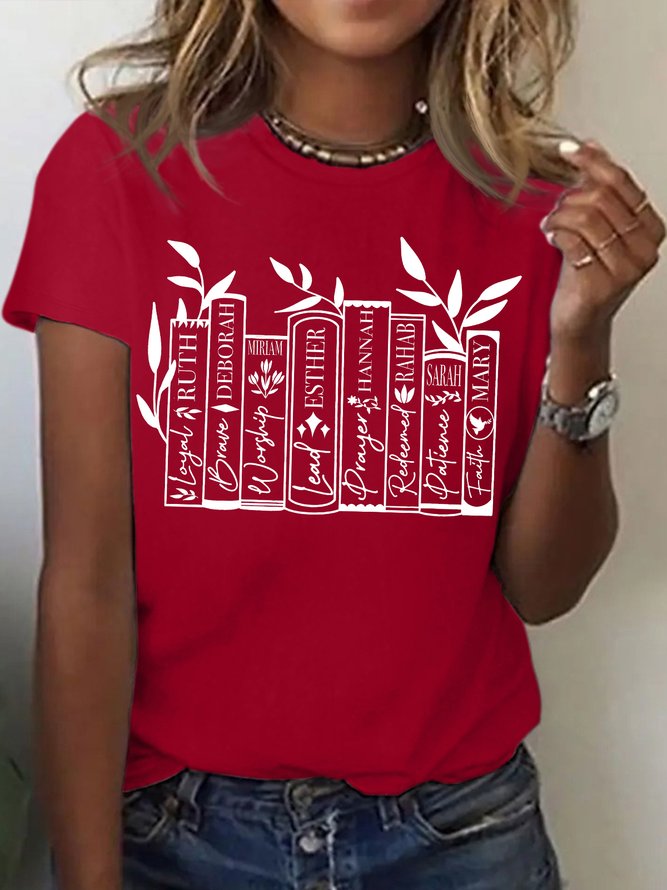 Women's Religious Bible Funny Graphic Printing