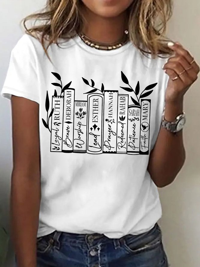 Women's Religious Bible Funny Graphic Printing
