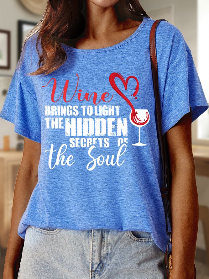 Lilicloth X Y Wine Brings To Light The Hidden Secrets Of The Soul Women's T-Shirt