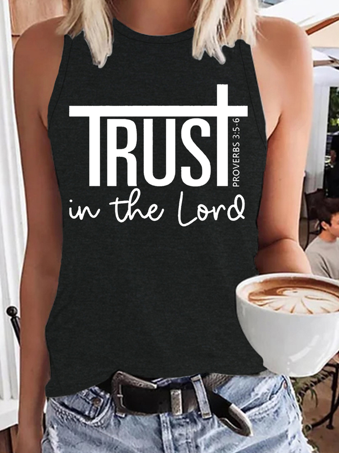 Women's Trust In The Lord Casual Tank Top
