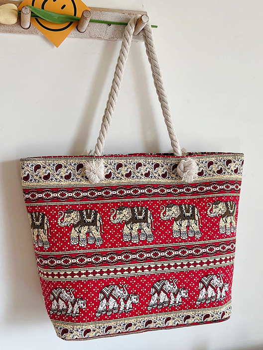 Women's Floral Printing Tote Handbags