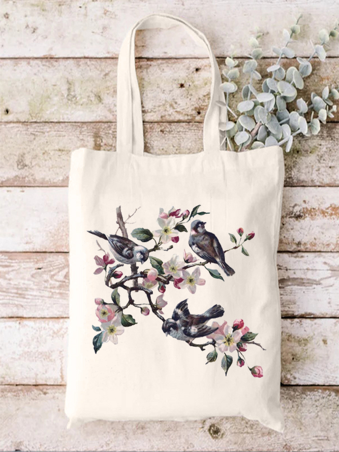 Women's Blue Bird Nature animal Mother's Day Shopping Tote