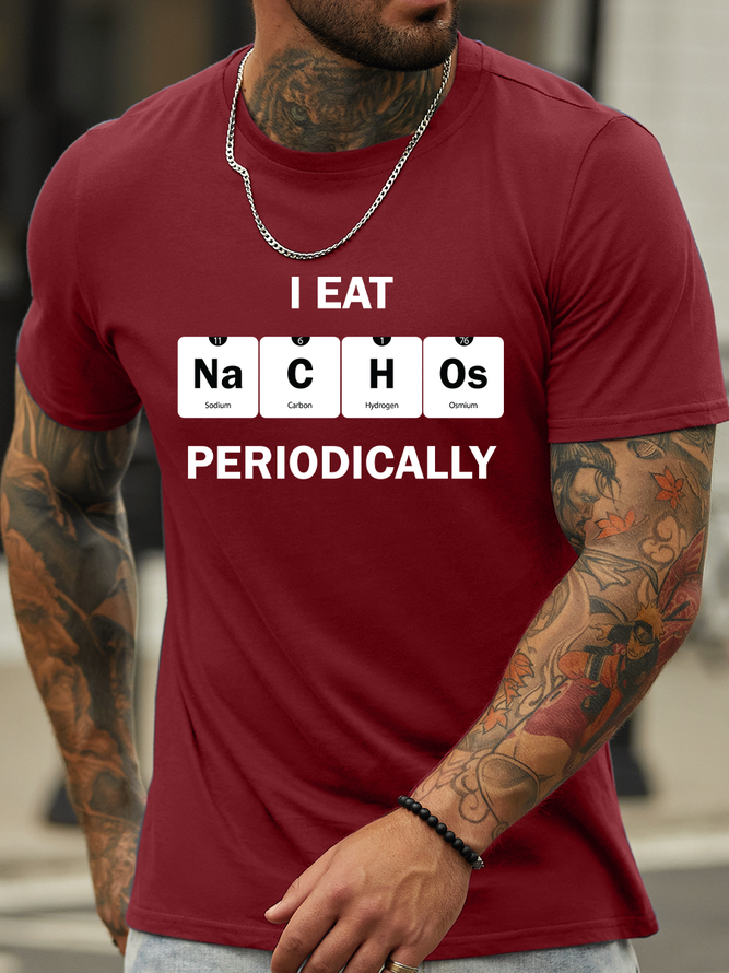 Lilicloth X Hynek Rajtr I Eat Nachos Periodically Men's T-Shirt