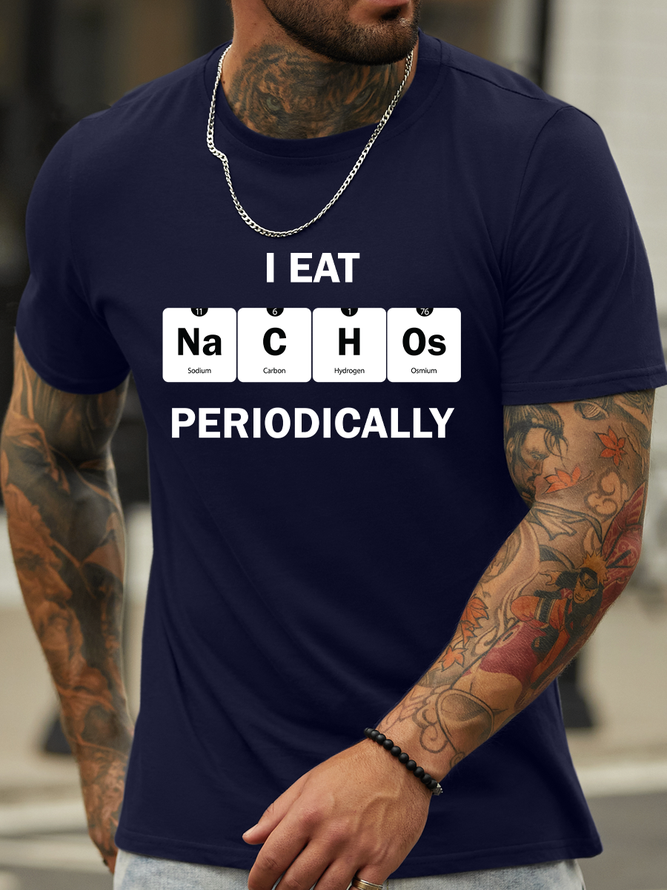Lilicloth X Hynek Rajtr I Eat Nachos Periodically Men's T-Shirt