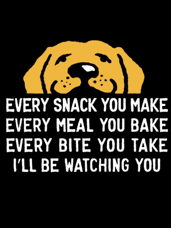 Men's Every Snack You Make Every Meal You Bake Every Bite You Take I'll Be Watching You Funny Dag Graphic Printing Text Letters Regular Fit Casual Polo Shirt