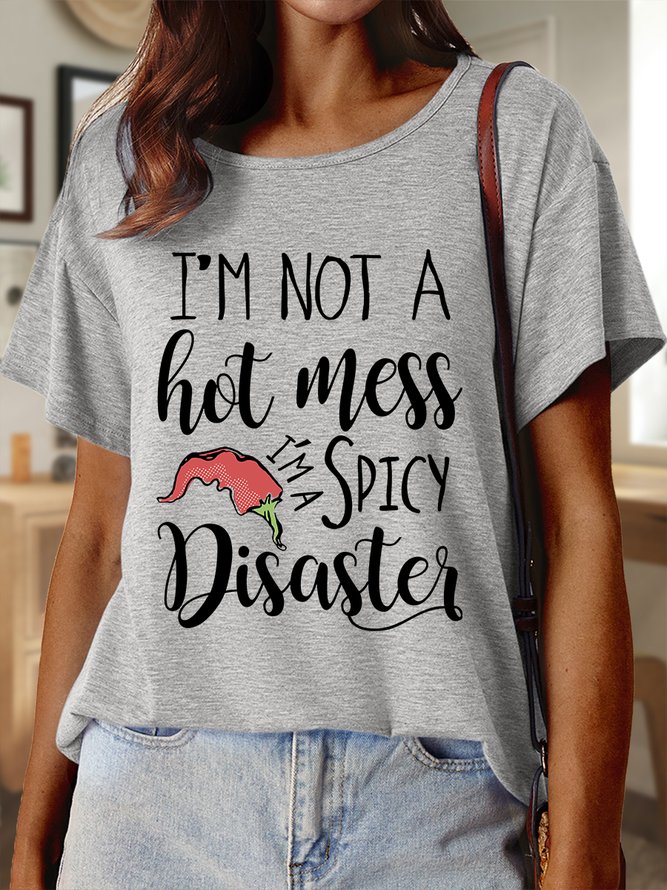 Lilicloth X Manikvskhan I’m Not A Hot Mess I’m A Spicy Disaster Women's T-Shirt