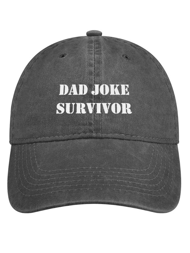 Dad Joke Survivor Denim Hat