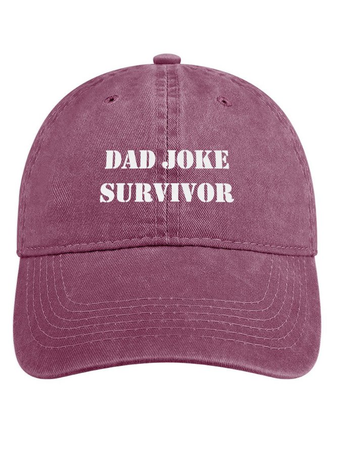 Dad Joke Survivor Denim Hat