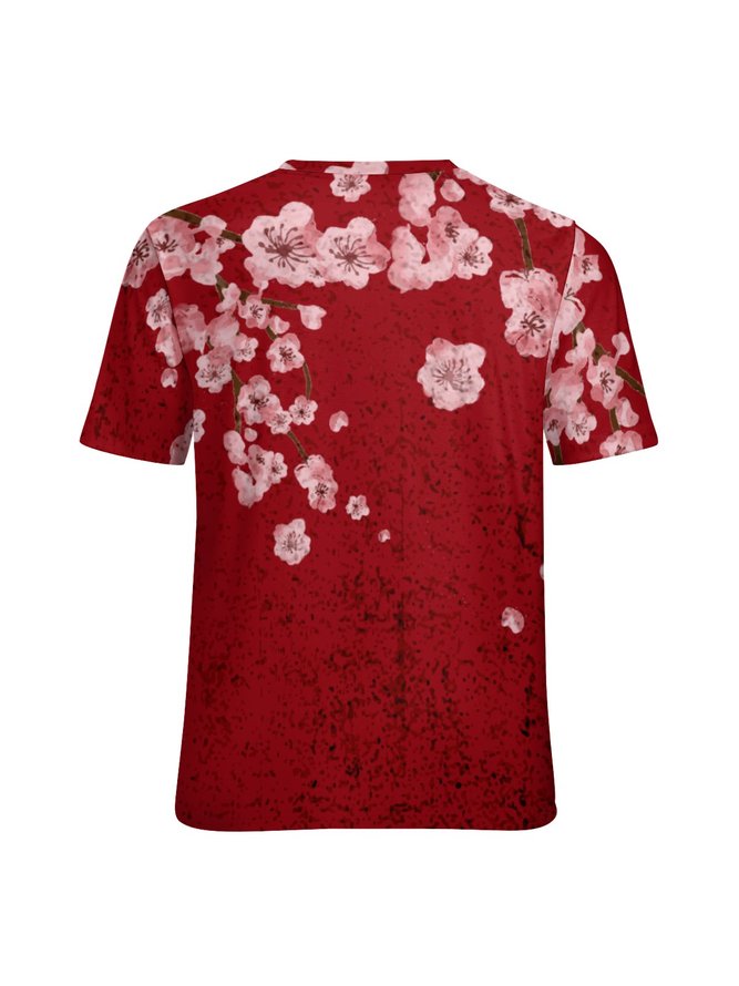 Lilicloth x Iqs Floral Women's Casual T-Shirt