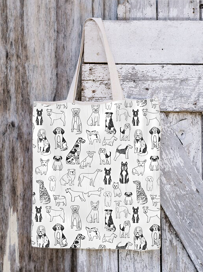 Women's Funny Dog Shopping Tote