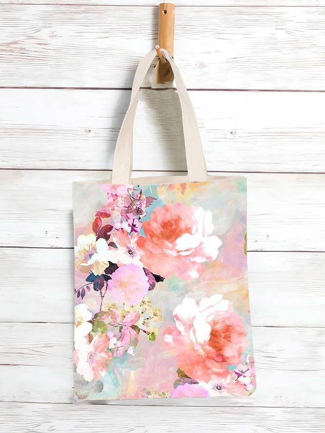 Women‘s Floral Shopping Tote