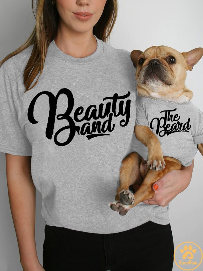 Lilicloth X Funnpaw Women's Beauty And The Bread Pet Matching T-Shirt