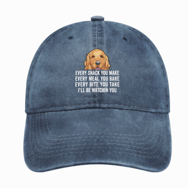 Men's /Women's Every Snack You Make Every Meal You Bake Every Bite You Take I'll Be Watching You Funny Graphic Printing Regular Fit Adjustable Denim Hat