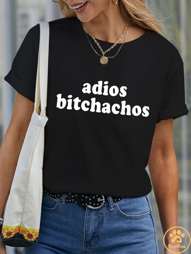 Lilicloth X Funnpaw Women's Adios Bitchachos Pet Matching T-Shirt