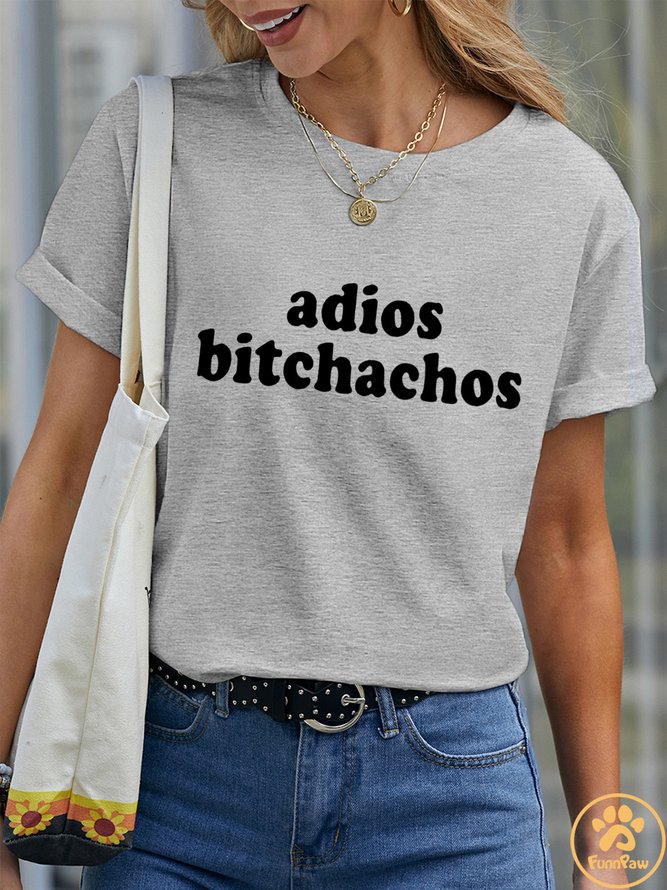 Lilicloth X Funnpaw Women's Adios Bitchachos Pet Matching T-Shirt