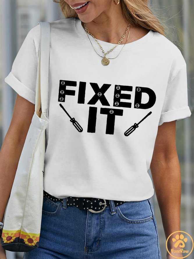 Lilicloth X Funnpaw Women's Fixed It Pet Matching T-Shirt