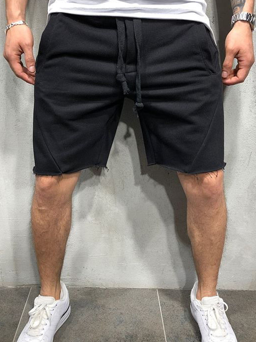 Men's Stretch Breathable Cotton Beach Shorts Sports Shorts