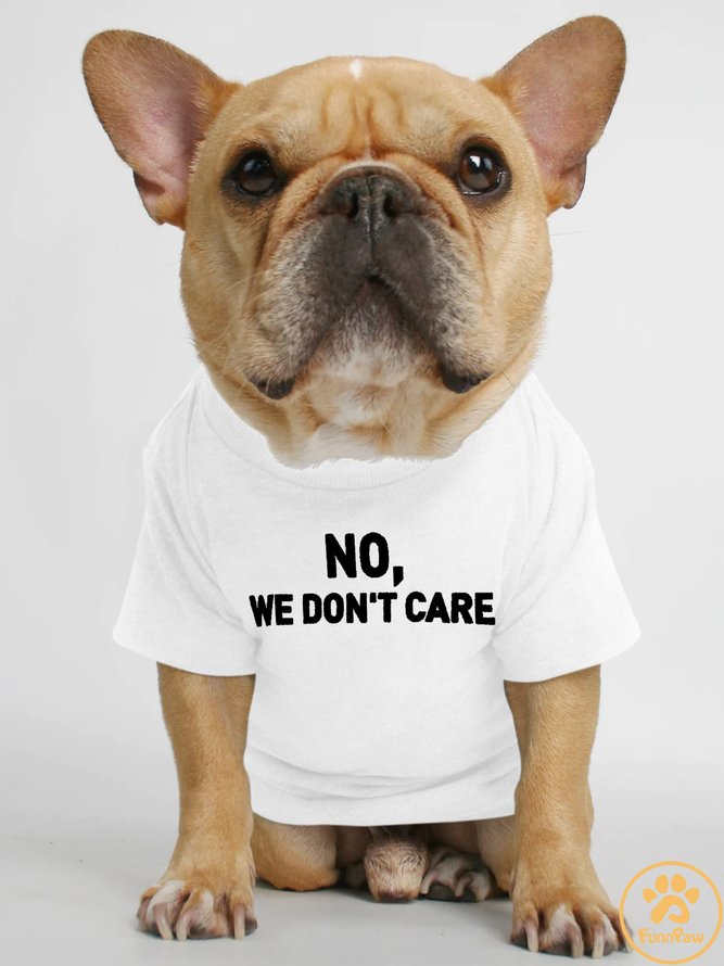 Lilicloth X Funnpaw No We Don't Care Human Matching Dog T-Shirt