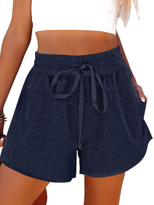 Women‘s 90 Degree By Reflex Soft Comfy Activewear Lounge Shorts with Pockets and Drawstring