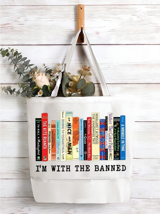 Women's Shopping Tote I'm With The Banned