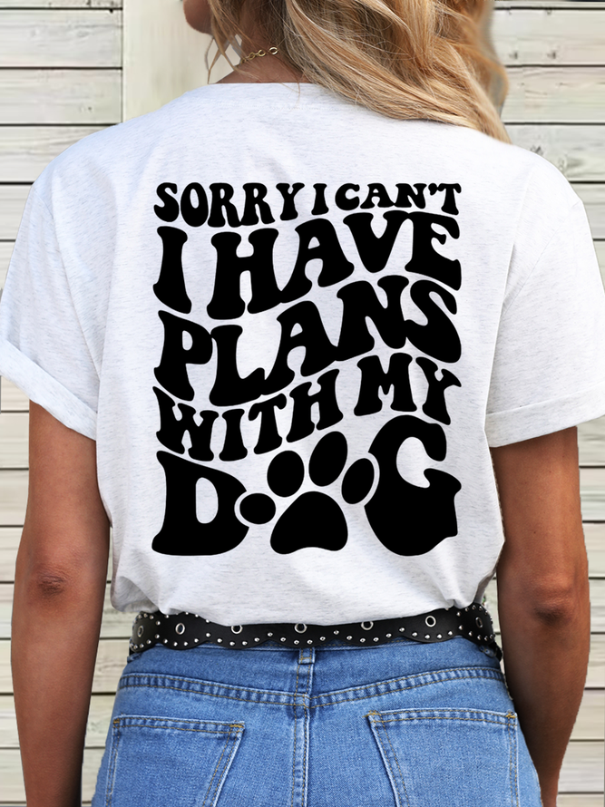 Women's Dog Mom Cotton  T-Shirt