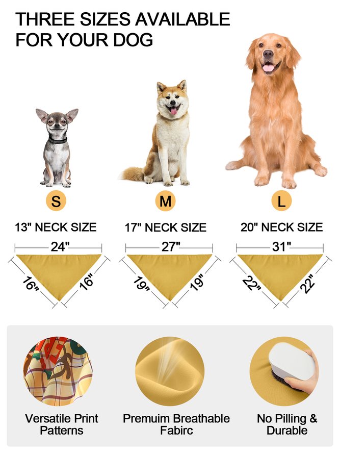 Best Company Four Paws And Beautiful Matching Dog Print Bib