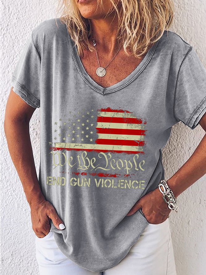 Women's We The People End Gun Violence T-Shirt