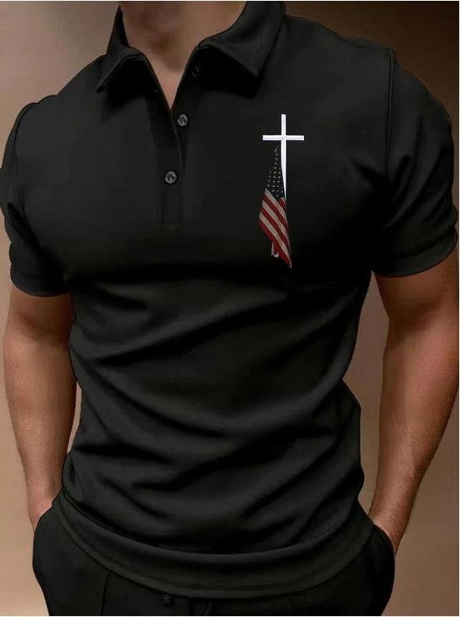 Men's Jesus Christian ?The Best Faith Casual Polo Shirt