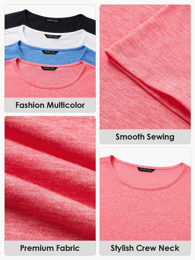 Women’s Sewing Lover Crew Neck Casual Cotton T-Shirt