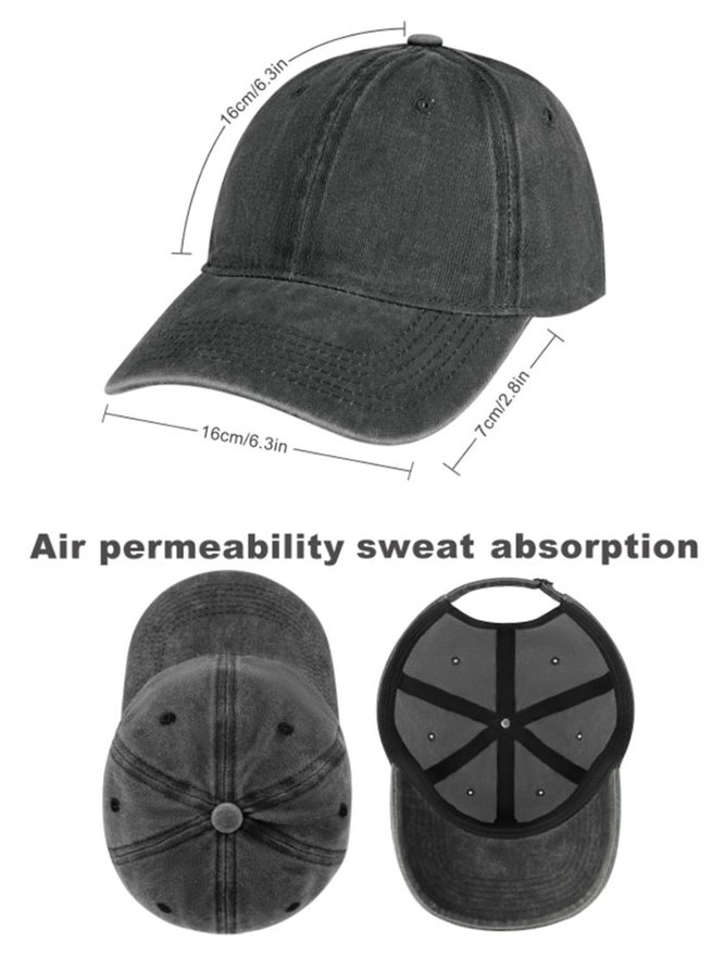 Women's Funny Word I'M Retired But I Work Part-Time As A Pain In The Ass Adjustable Denim Hat