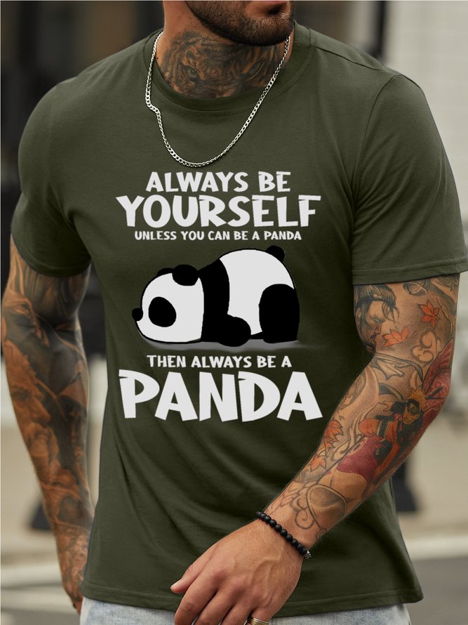 Men's graphic humor printed T-shirt